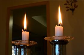 Shabbat candles, source: Flickr