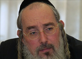 Haredi Rabbi Eichler Flash90