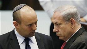 Education Minister Naftali Bennett and Prime Minister Benjamin Netanyahu