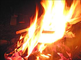A pyre, source: flickr.com, Chas Redmond