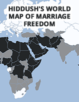 Hiddush's World Map of Marriage Freedom